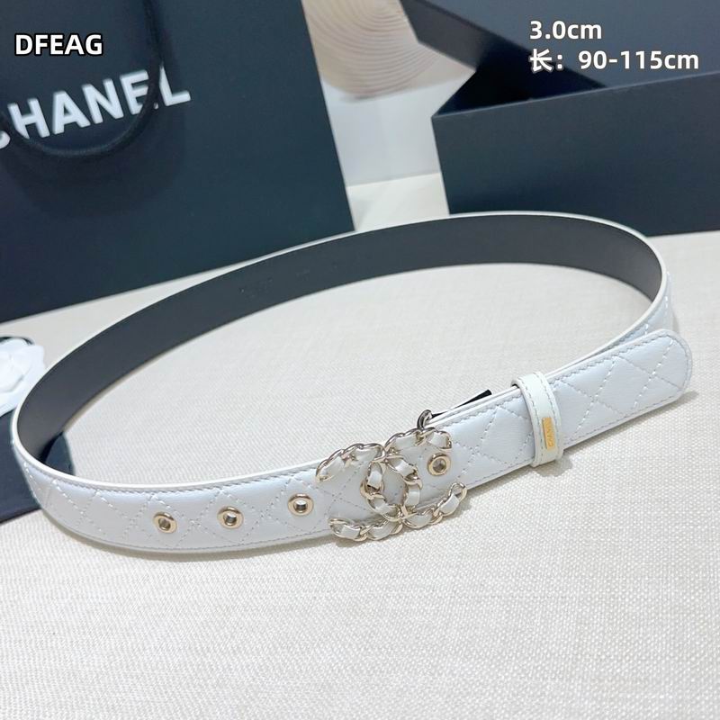 Chanel belt 30mmX90-115cm 8L (17)