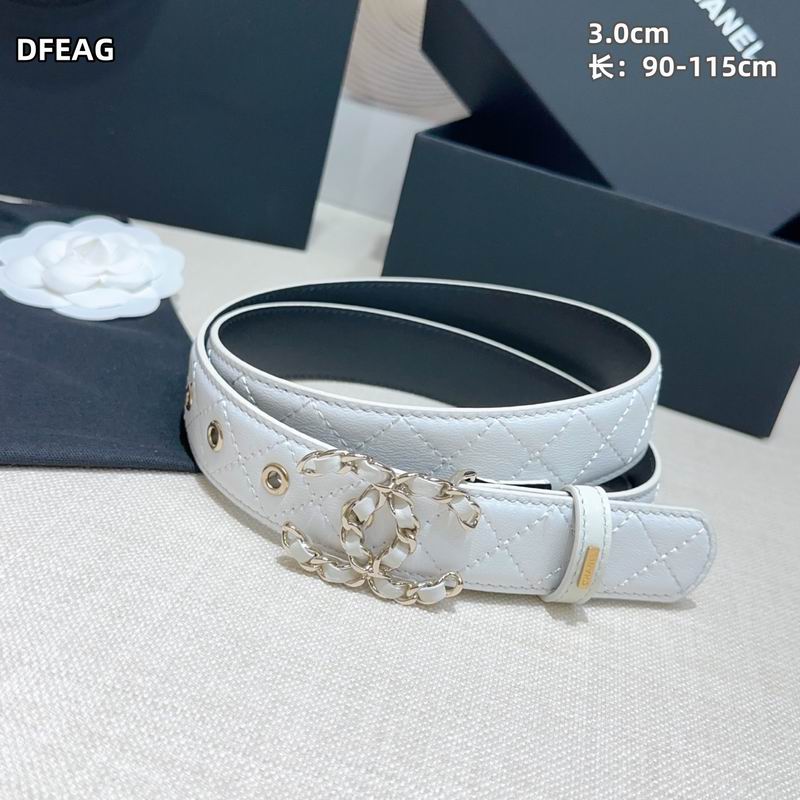 Chanel belt 30mmX90-115cm 8L (18)