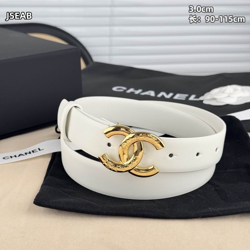 Chanel belt 30mmX90-115cm 8L (19)