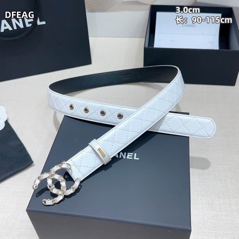 Chanel belt 30mmX90-115cm 8L (19)