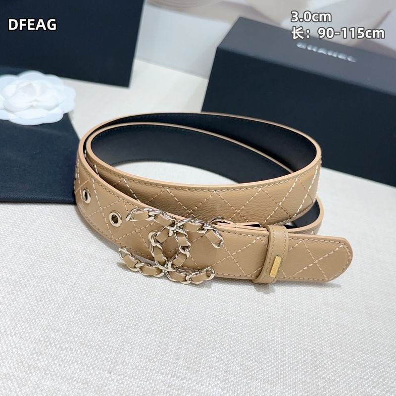 Chanel belt 30mmX90-115cm 8L (22)
