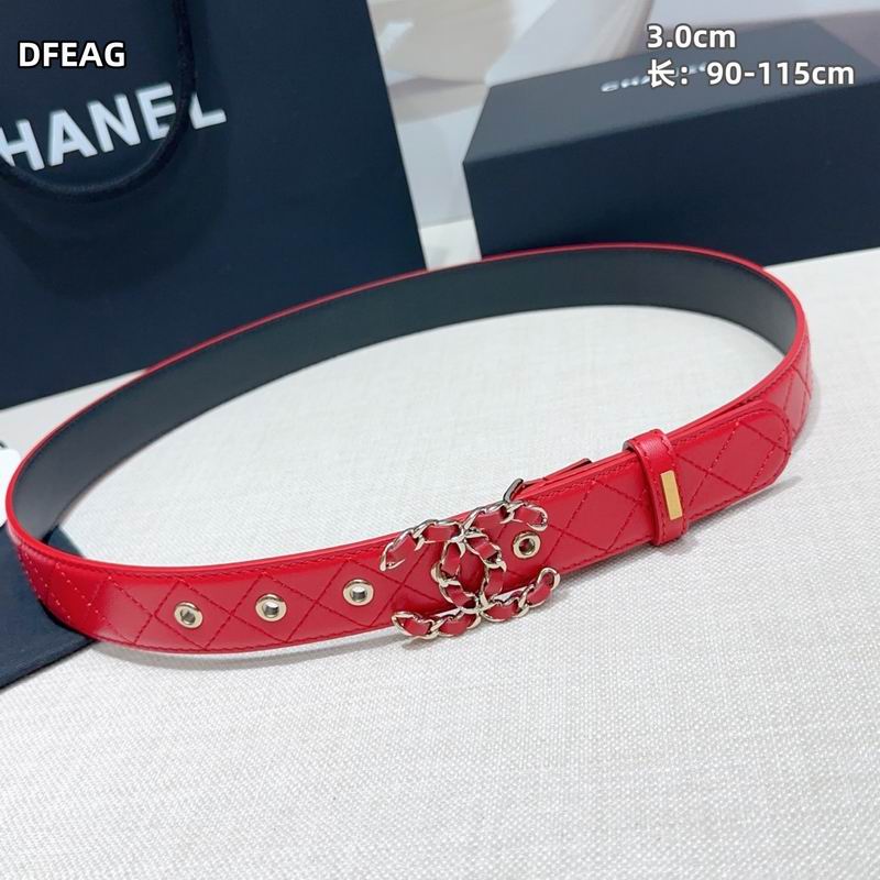 Chanel belt 30mmX90-115cm 8L (25)