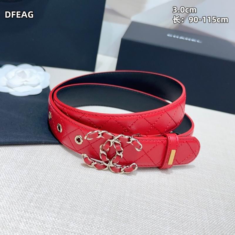 Chanel belt 30mmX90-115cm 8L (26)
