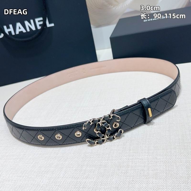 Chanel belt 30mmX90-115cm 8L (29)