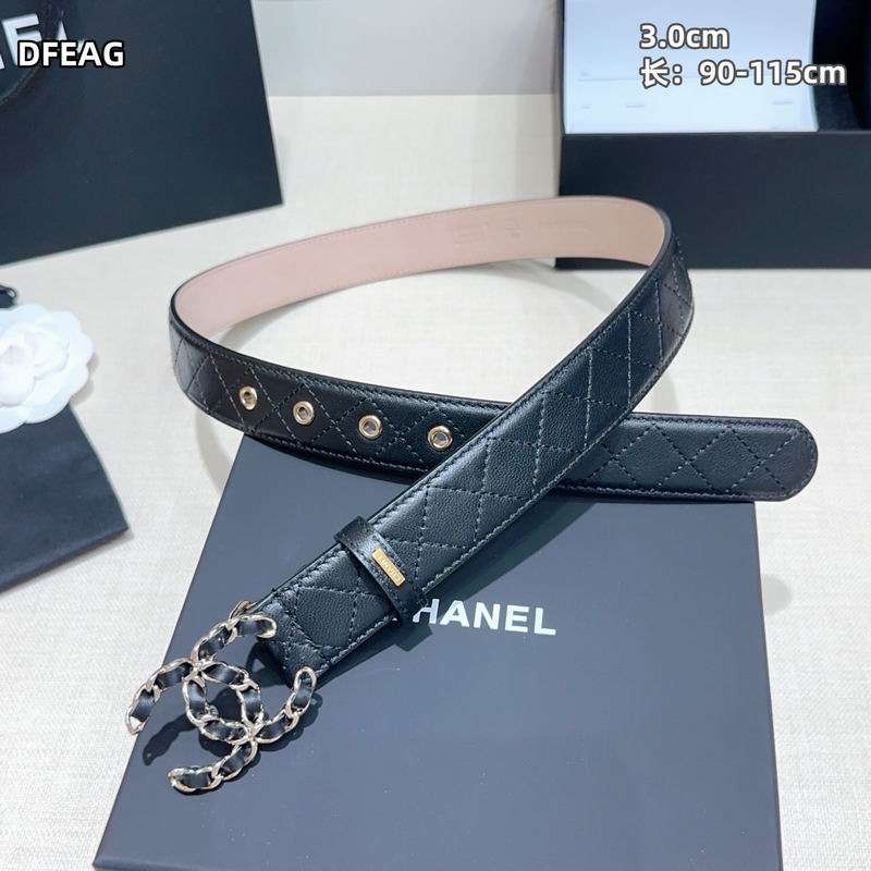 Chanel belt 30mmX90-115cm 8L (31)