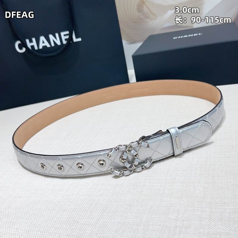 Chanel belt 30mmX90-115cm 8L (33)