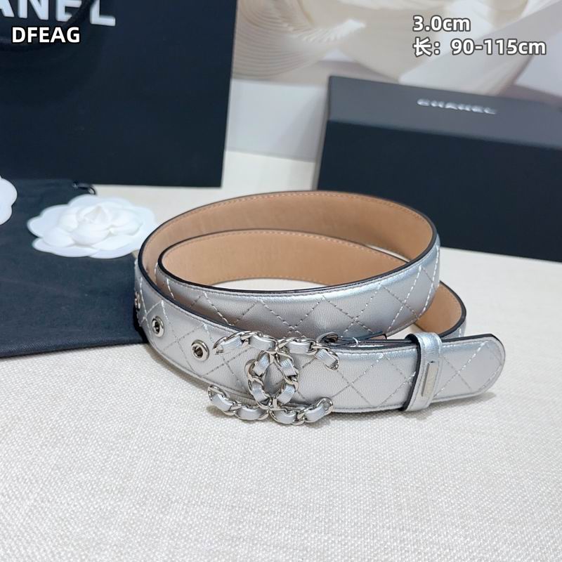 Chanel belt 30mmX90-115cm 8L (34)