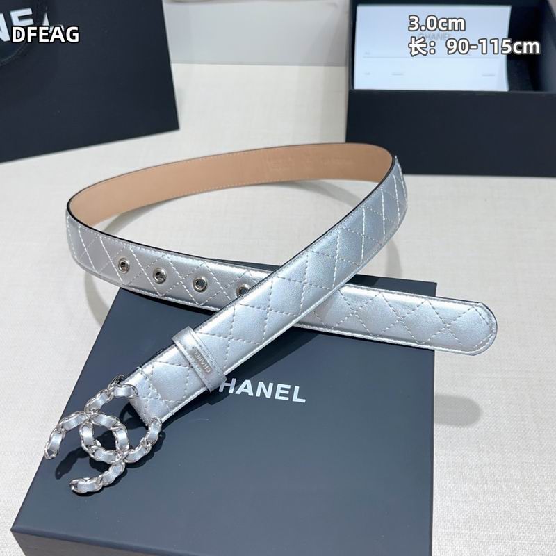 Chanel belt 30mmX90-115cm 8L (35)