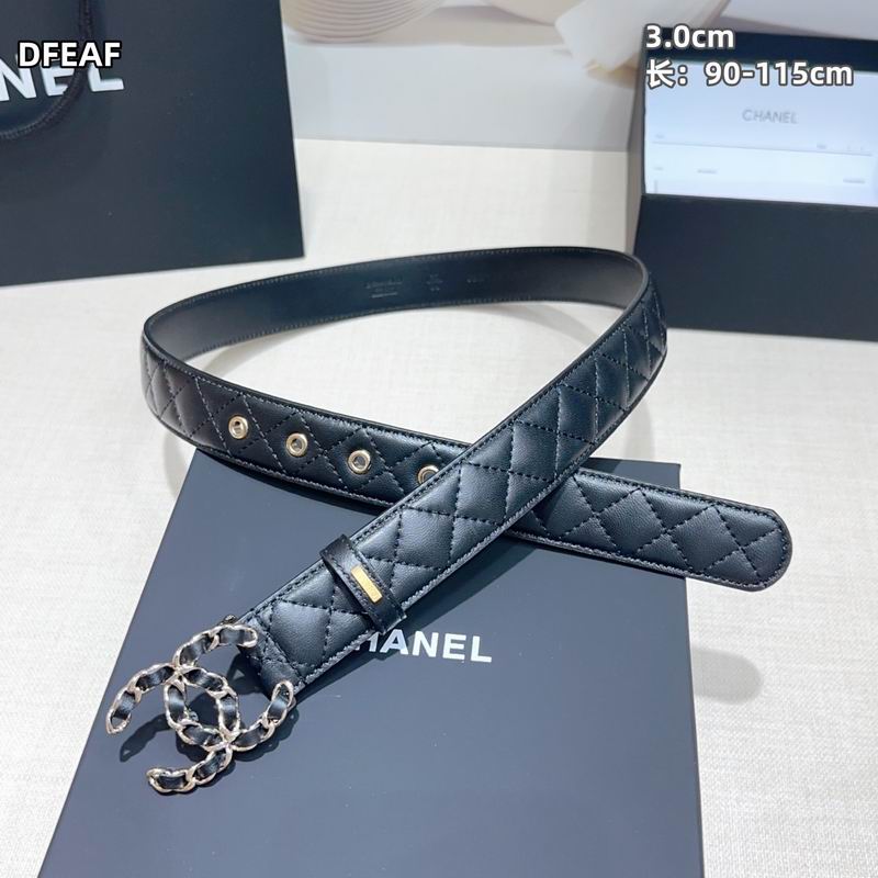 Chanel belt 30mmX90-115cm 8L (6)