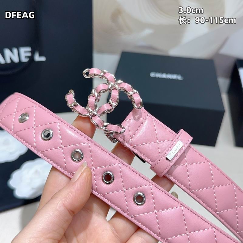 Chanel belt 30mmX90-115cm 8L (8)