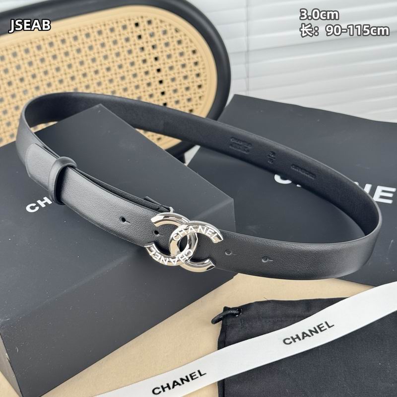 Chanel belt 30mmX90-115cm 8L (9)
