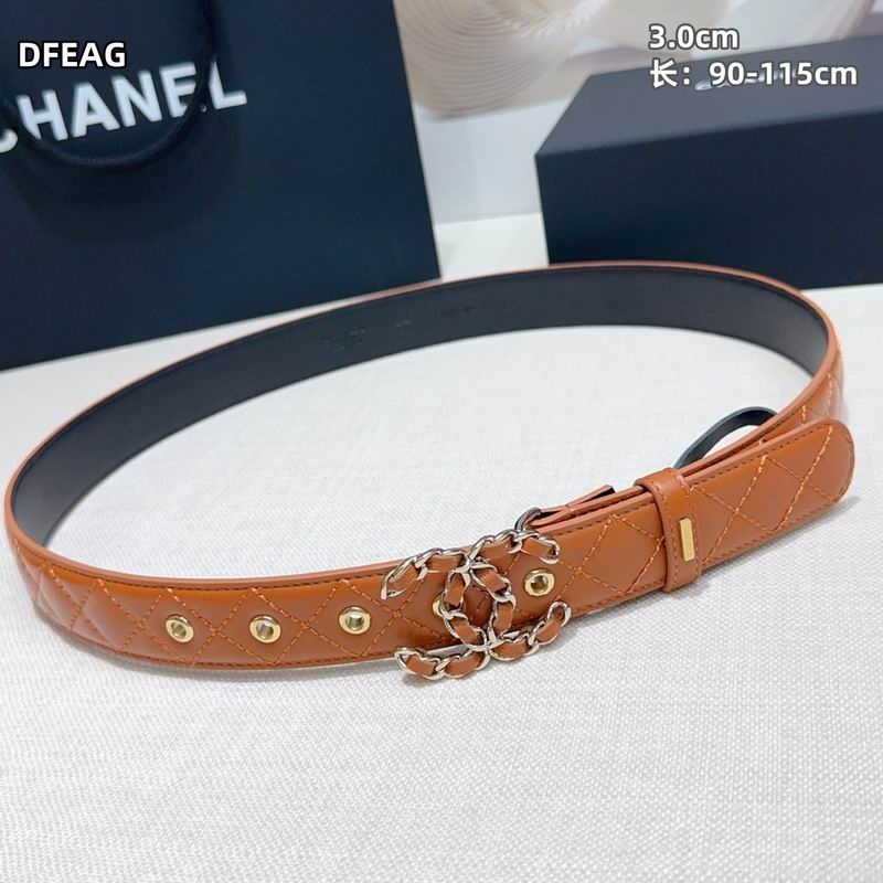 Chanel belt 30mmX90-115cm 8L (9)