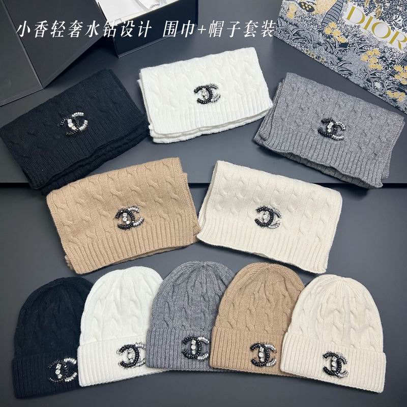 Chanel scarf hat dx (150)