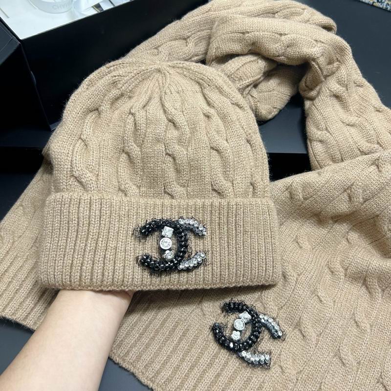 Chanel scarf hat dx (151)
