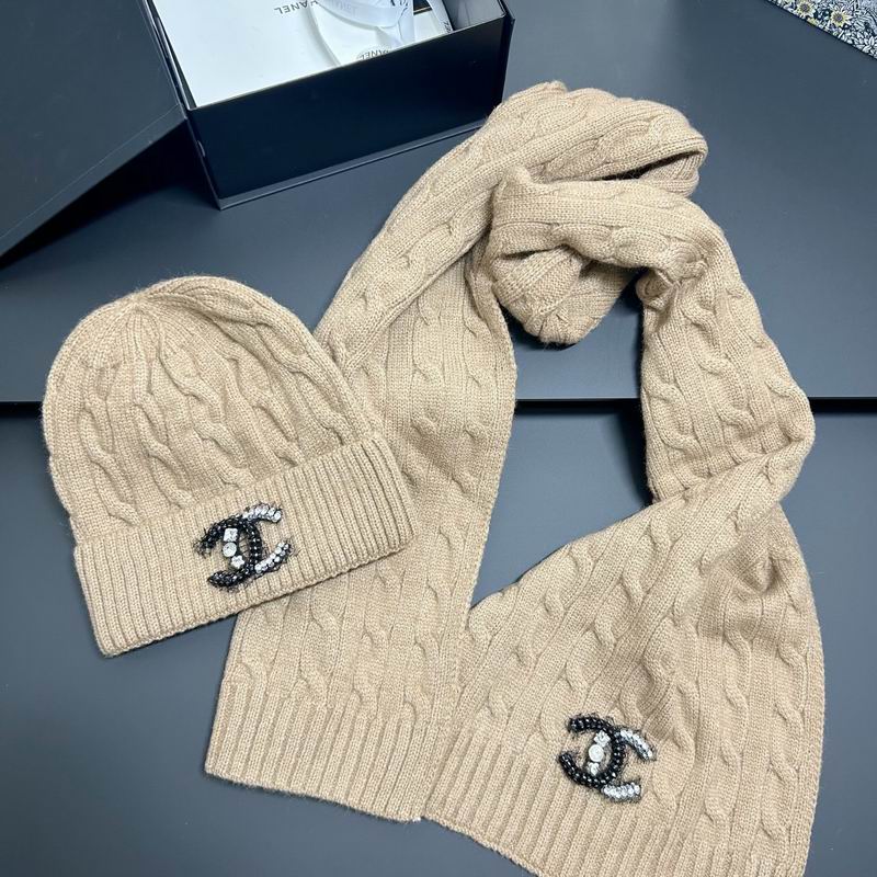 Chanel scarf hat dx (152)