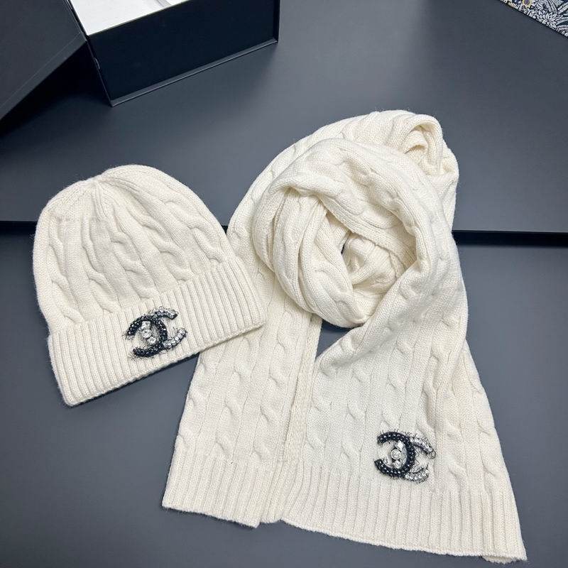 Chanel scarf hat dx (155)
