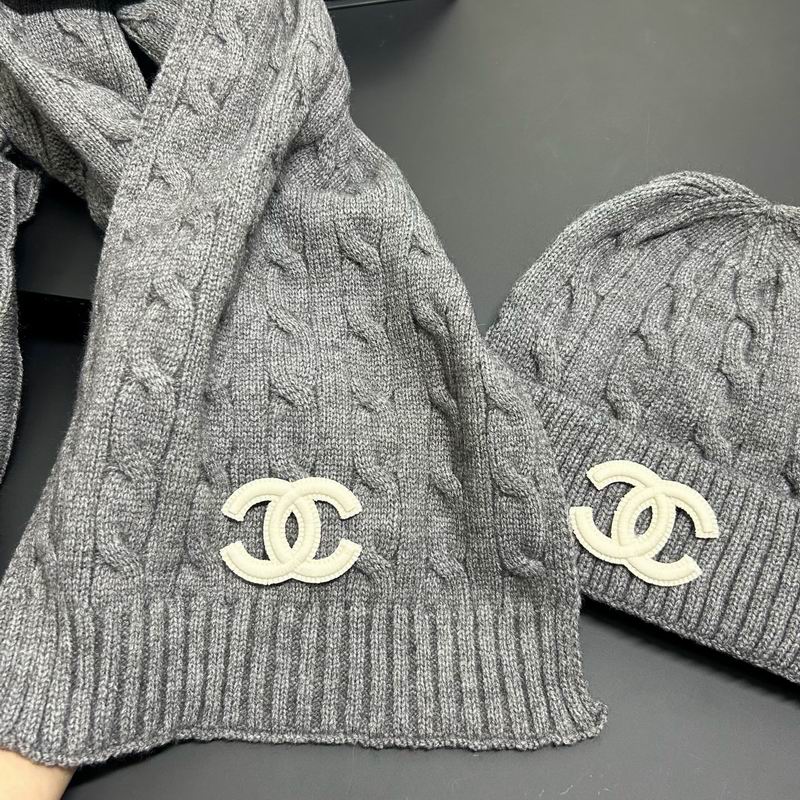 Chanel scarf hat dx (188)
