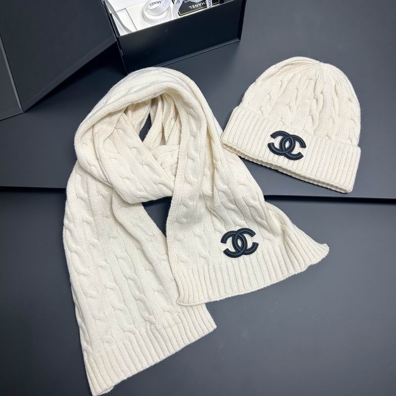 Chanel scarf hat dx (190)