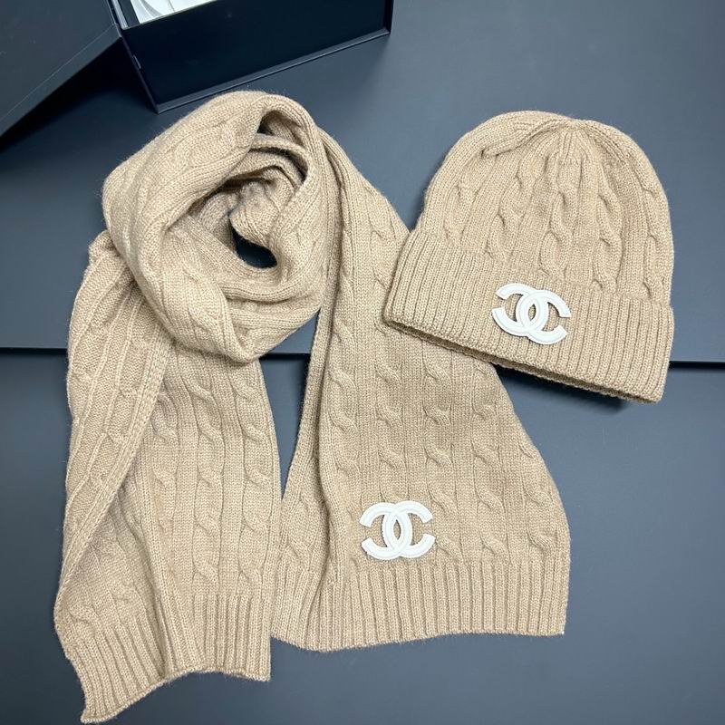 Chanel scarf hat dx (191)