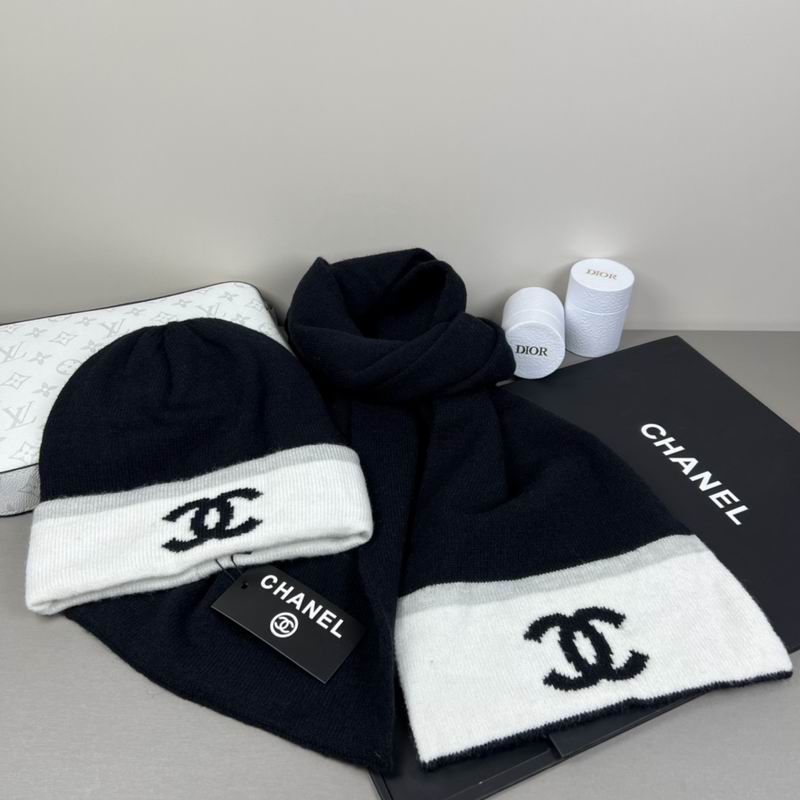 Chanel scarf hat dx (22)