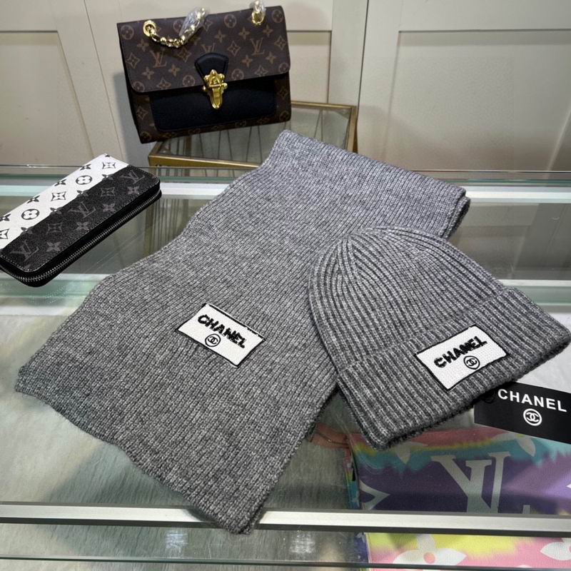 Chanel scarf hat dx (36)