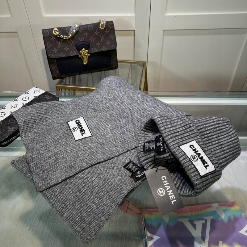 Chanel scarf hat dx (37)