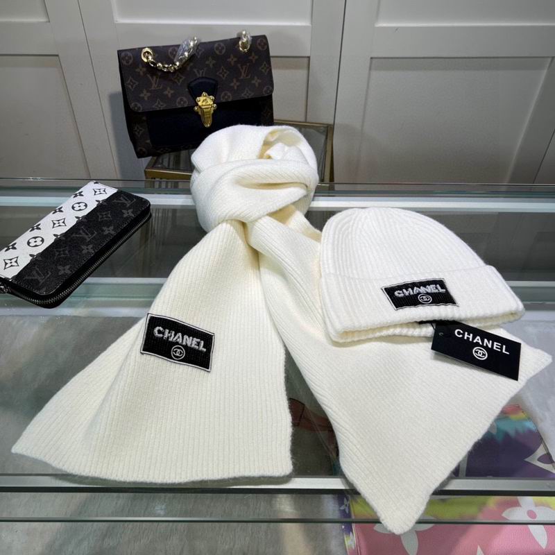 Chanel scarf hat dx (38)
