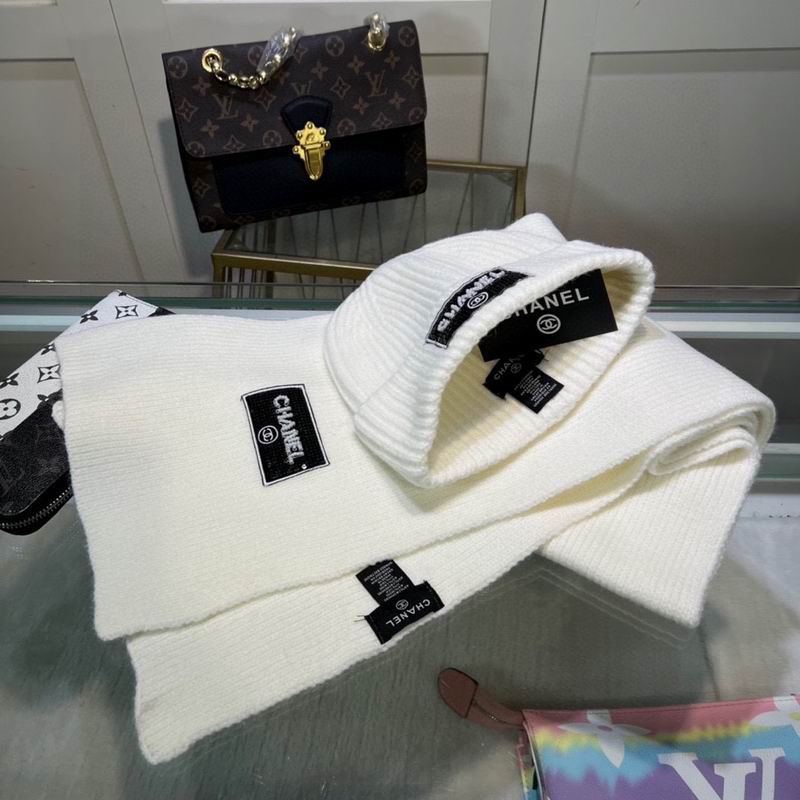 Chanel scarf hat dx (39)