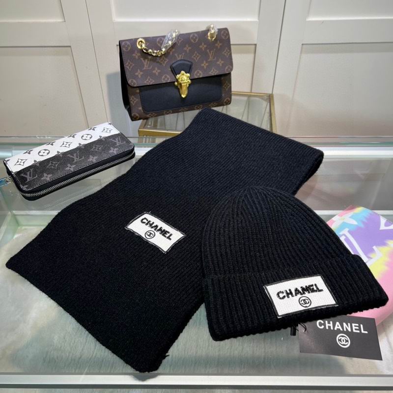 Chanel scarf hat dx (42)