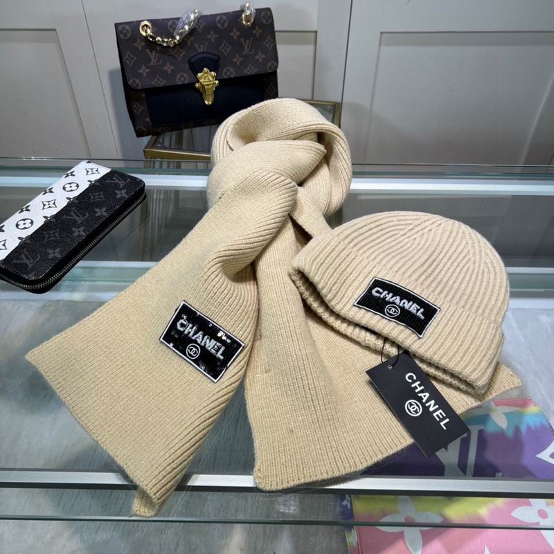 Chanel scarf hat dx (44)