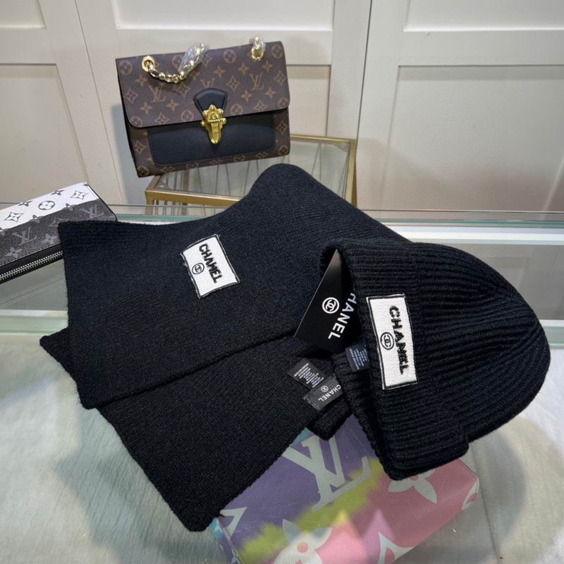 Chanel scarf hat dx (48)