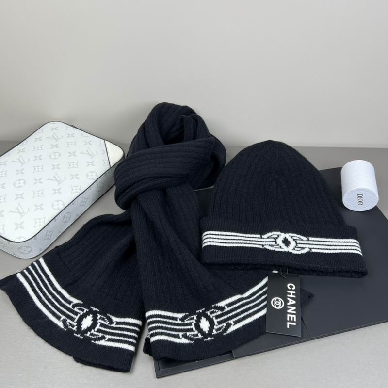 Chanel scarf hat dx (76)
