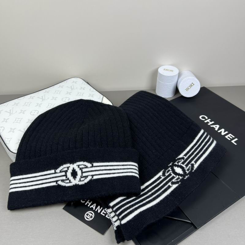 Chanel scarf hat dx (77)