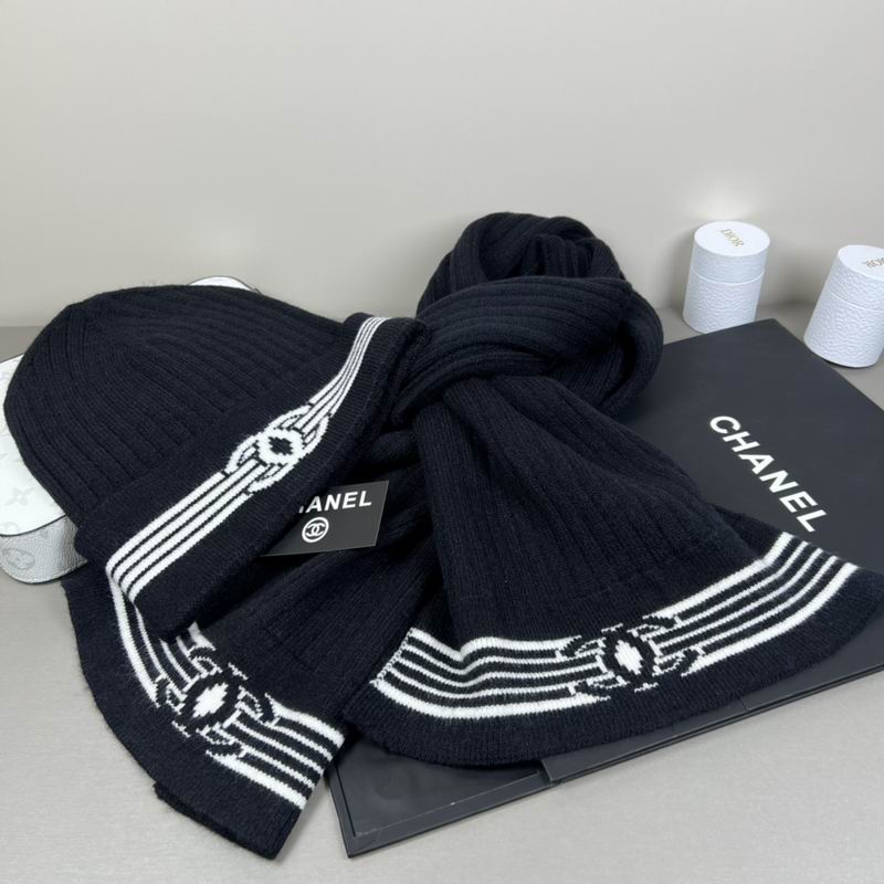 Chanel scarf hat dx (78)