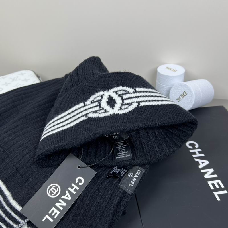 Chanel scarf hat dx (79)