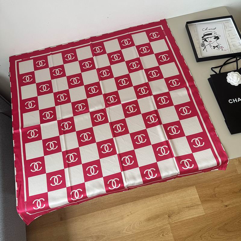 Chanel silk Scarf 90X90cm hm (101)