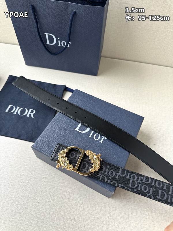 Dior belt 35mmX95-125cm 8L (55)