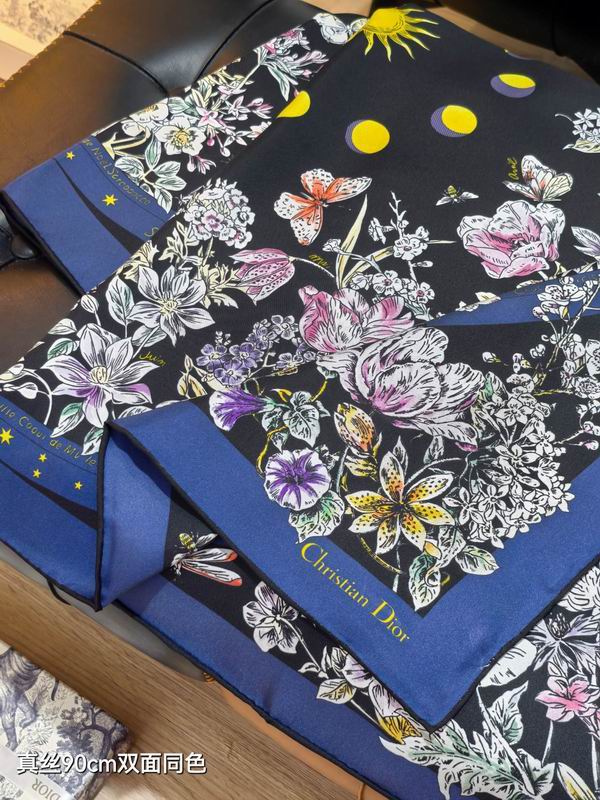 Dior silk Scarf 90X90cm E49 (15)