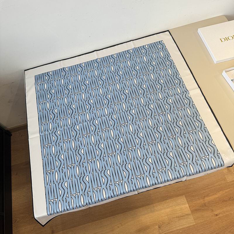 Dior silk scarf 90X90cm hm (32)