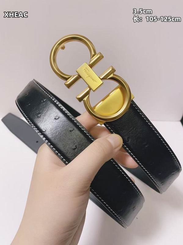 Ferragamo belt 35mmX105-125cm 8L (117)
