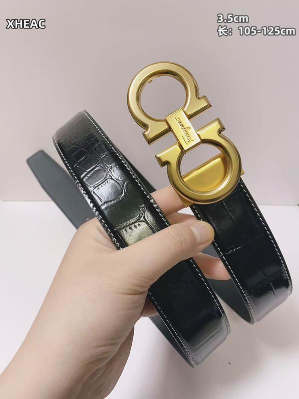 Ferragamo belt 35mmX105-125cm 8L (123)