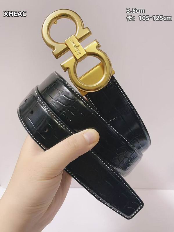 Ferragamo belt 35mmX105-125cm 8L (124)