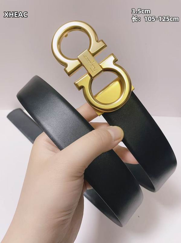 Ferragamo belt 35mmX105-125cm 8L (130)