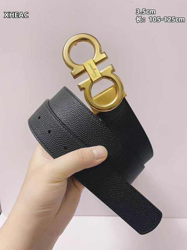 Ferragamo belt 35mmX105-125cm 8L (160)