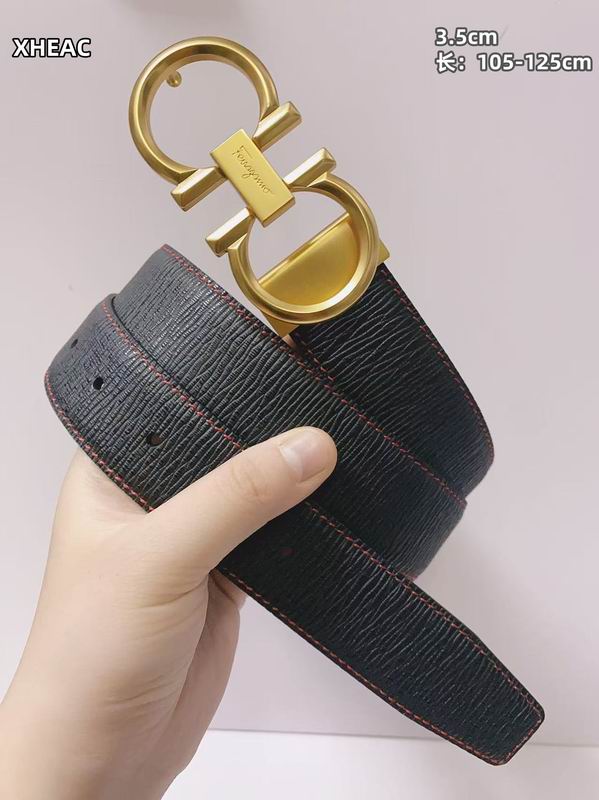 Ferragamo belt 35mmX105-125cm 8L (196)