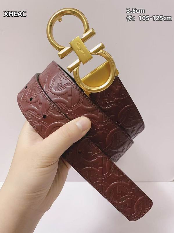 Ferragamo belt 35mmX105-125cm 8L (35)