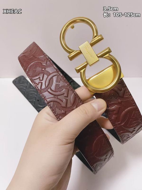 Ferragamo belt 35mmX105-125cm 8L (36)