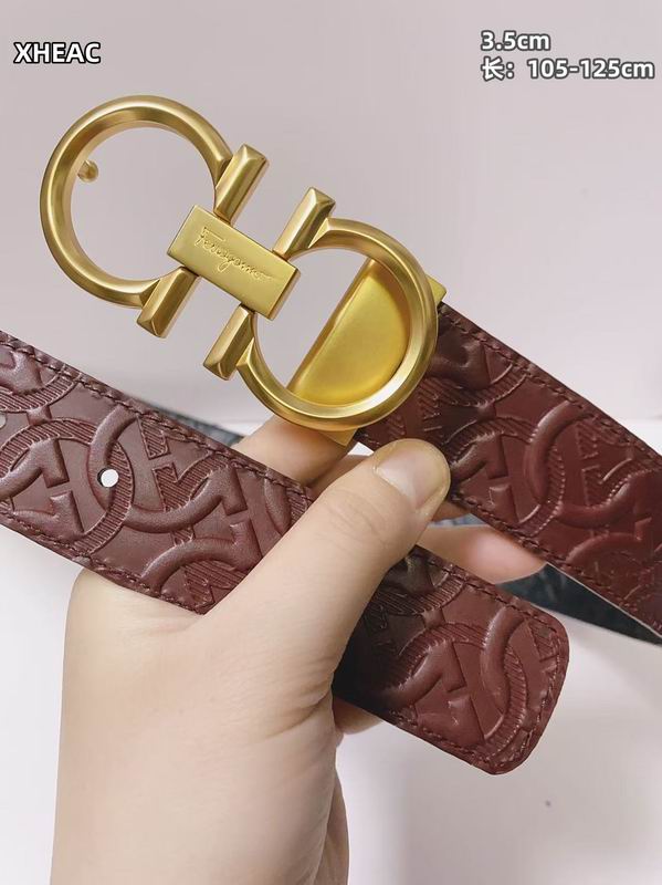 Ferragamo belt 35mmX105-125cm 8L (37)