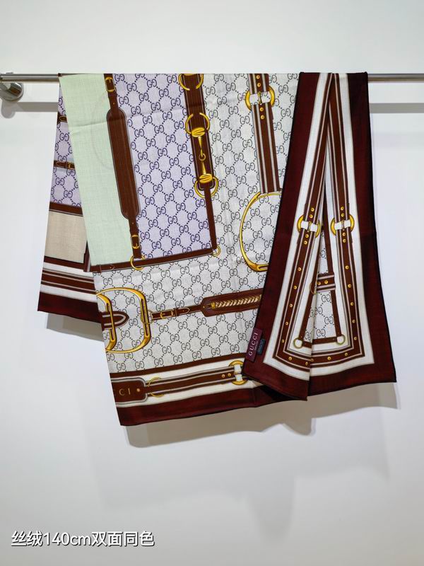 Gucci 140X140cm 70%羊绒30%真丝 E29 (11)