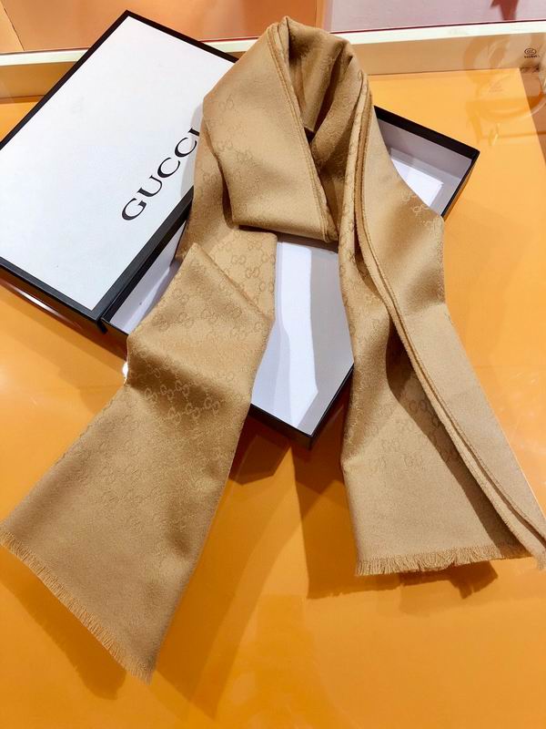 Gucci Scarf 38X180cm 100%羊绒 E13 (4)